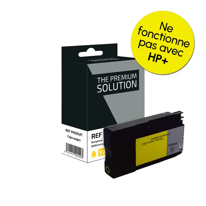 HP 937e Cartouche Jaune compatible équivalent à 4S6W8NE