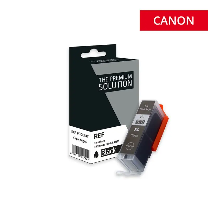 Canon 550XL Cartouche Noir compatible équivalent à PGI550PGBKXL, 6431B004