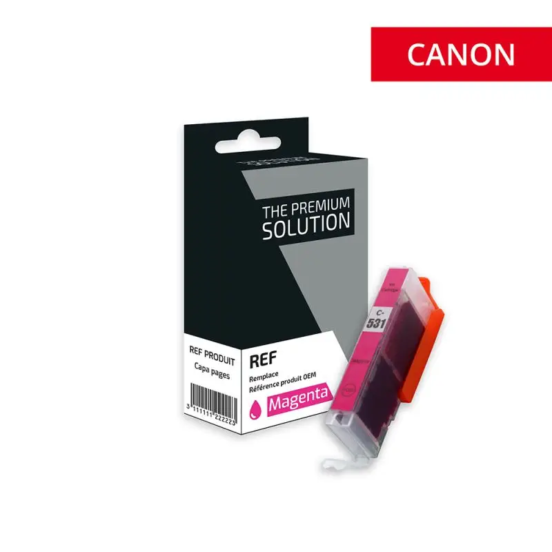 Canon 531 Cartouche Magenta compatible équivalent à CLI-531M, 6120C001