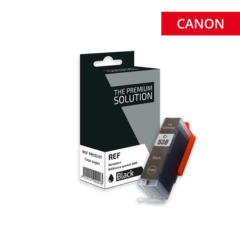 Canon 530 Cartouche Noir compatible équivalent à PGI-530PGBK, 6117C001