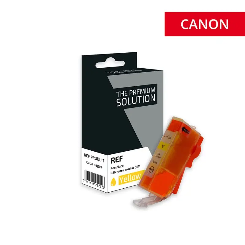 Canon 526 Cartouche Jaune compatible équivalent à CLI-526Y, 4543B001