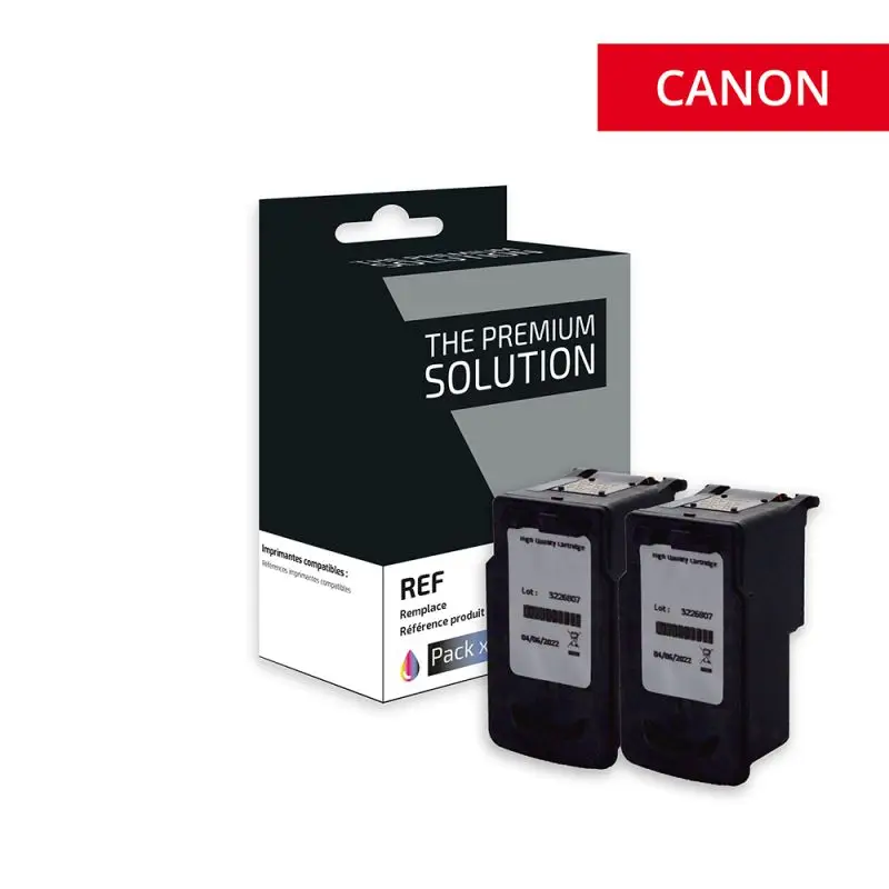 Canon 512/513 Cartouche Pack 4 Couleurs remanufacturé équivalent à PG512, CL513, 2969B001