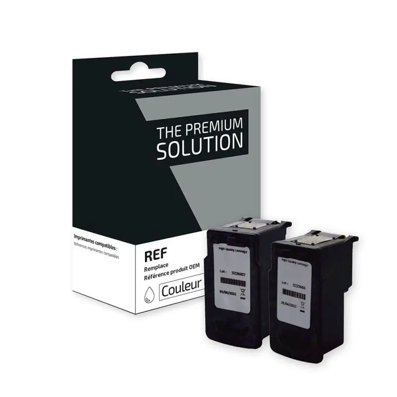 Canon 37/38 Cartouche Pack 4 Couleurs remanufacturé équivalent à PG37, CL38, 2145B001