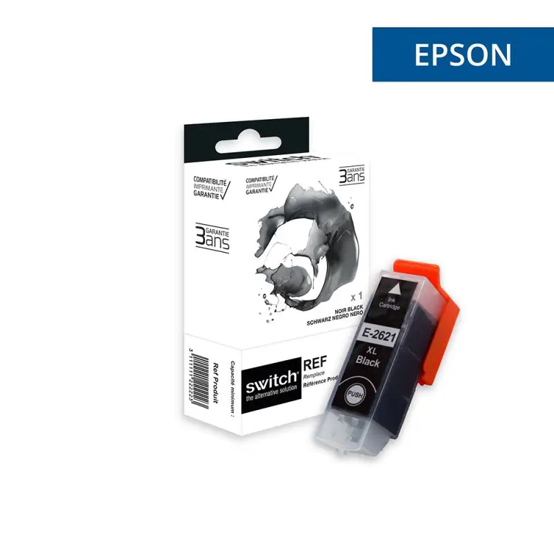 Epson 26XL Ours Polaire Cartouche Noir compatible équivalent à C13T26214012 · Switch
