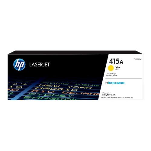 Cartouche de toner d'origine HP 415A jaune - W2032A