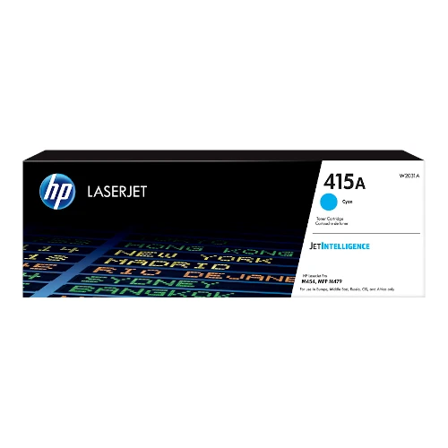 Cartouche de toner d'origine HP 415A cyan - W2031A