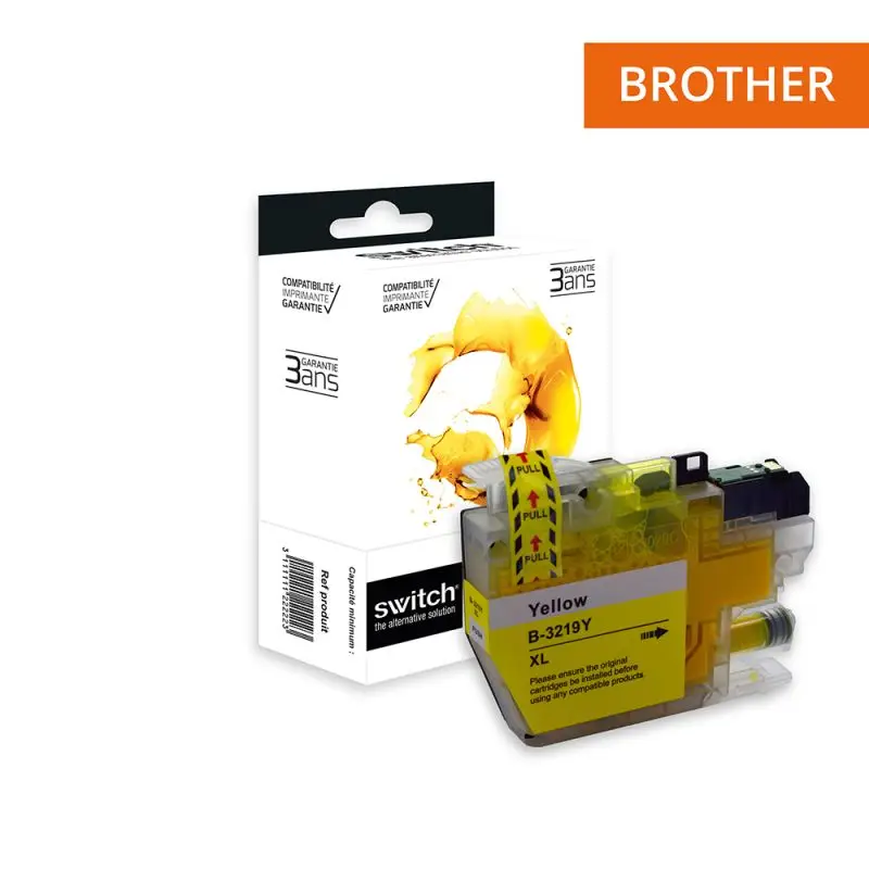 Brother 3219 Cartouche Jaune compatible équivalent à LC3219XLY · Switch
