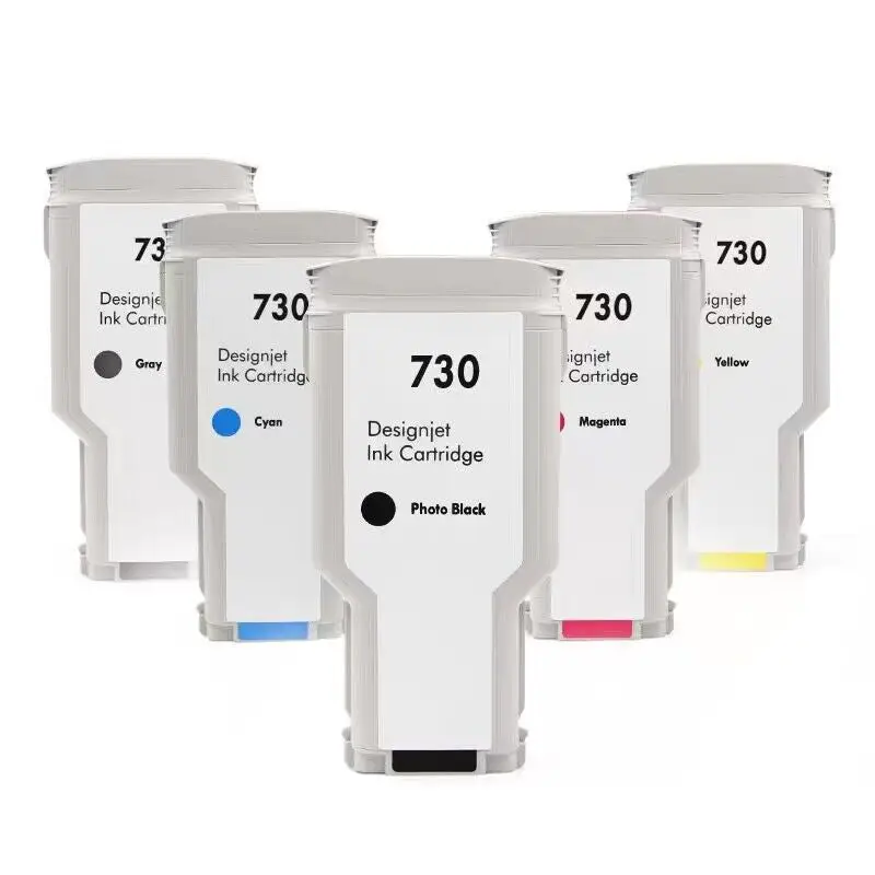 HP 730XL Cartouche Noir mat compatible équivalent à P2V71A