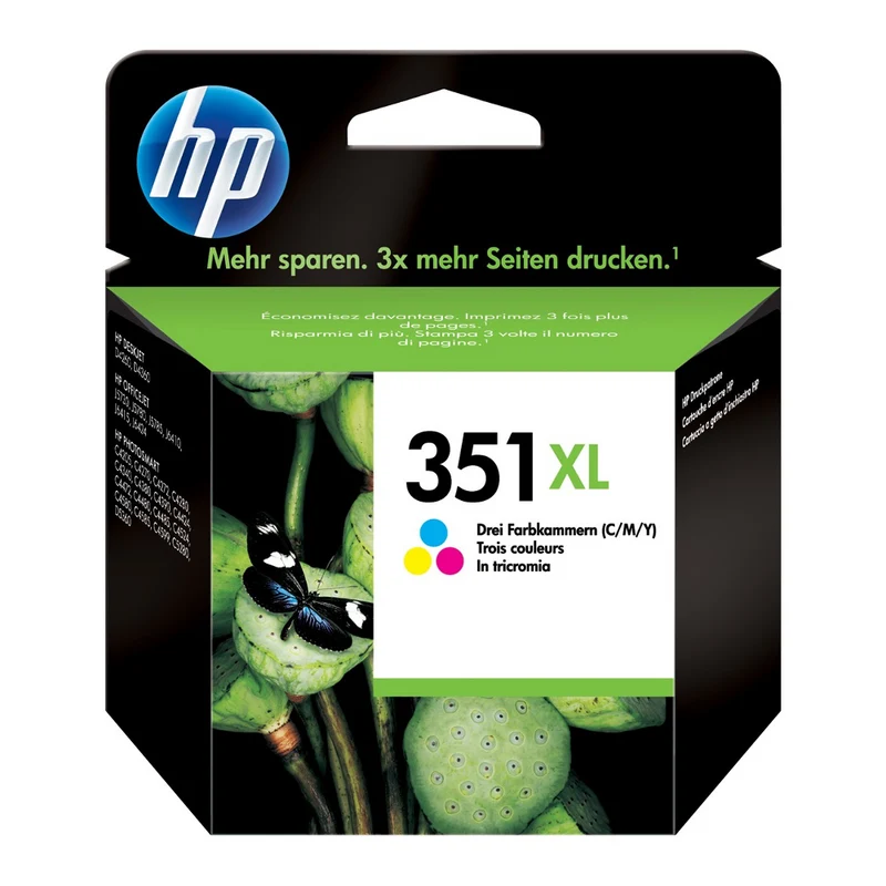Cartouches d'encre couleur d'origine HP 351XL- CB338EE