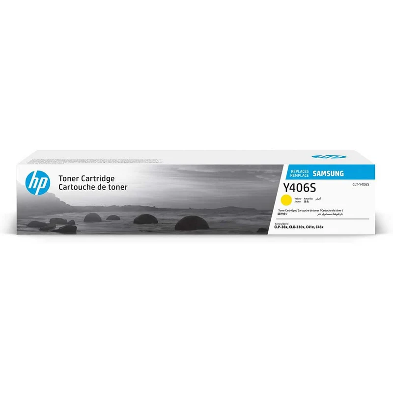 Cartouche de toner d'origine Samsung CLT-Y406S jaune - SU462A
