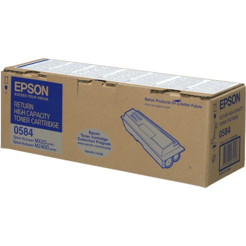 Cartouche de toner d'origine epson noir C13S050584 / 0584