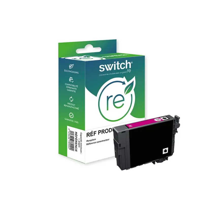 Epson 603XL Cartouche Magenta compatible équivalent à C13T03A34010 · Switch RE