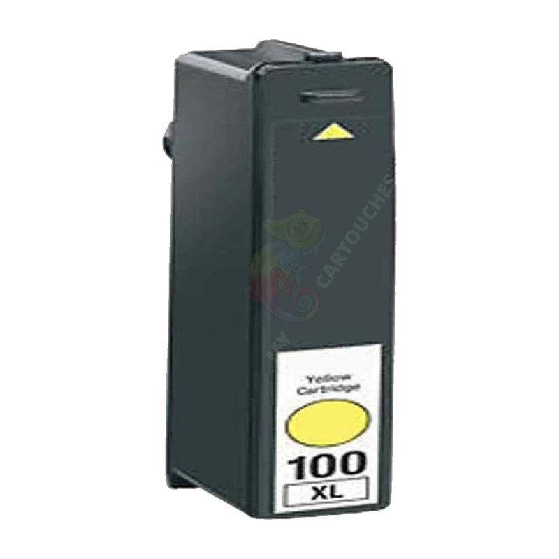 Cartouche Lexmark 100 XL Jaune: Genesis S 815, Impact S 305