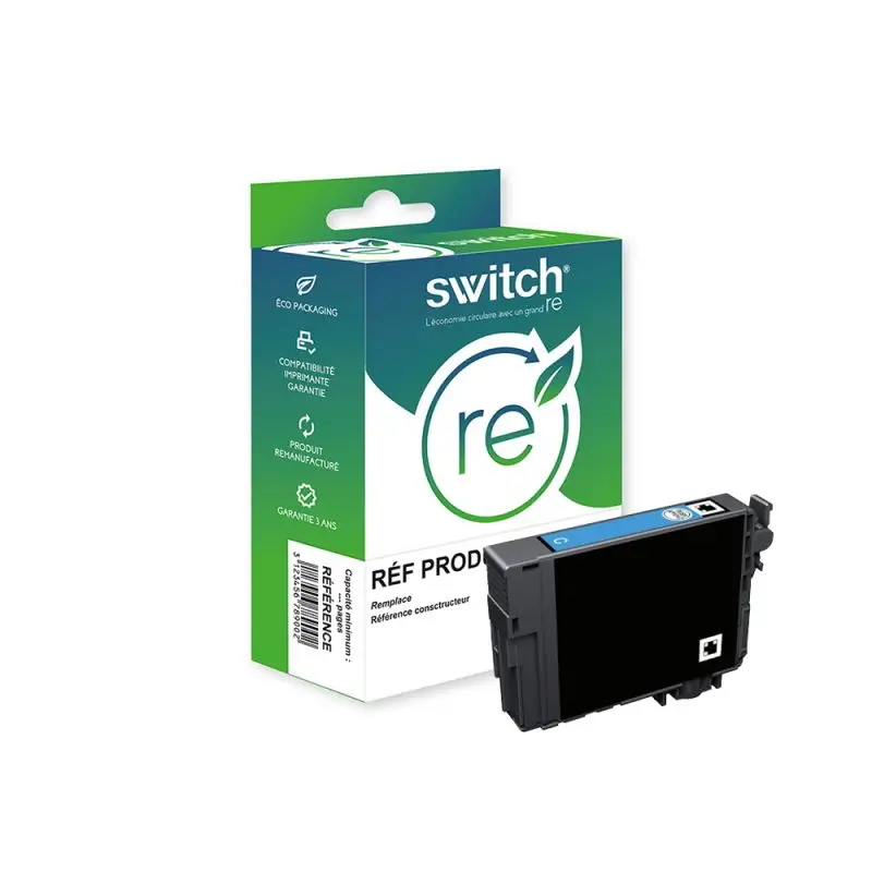 Epson 604XL Cartouche Cyan compatible équivalent à C13T10H24010 · Switch RE