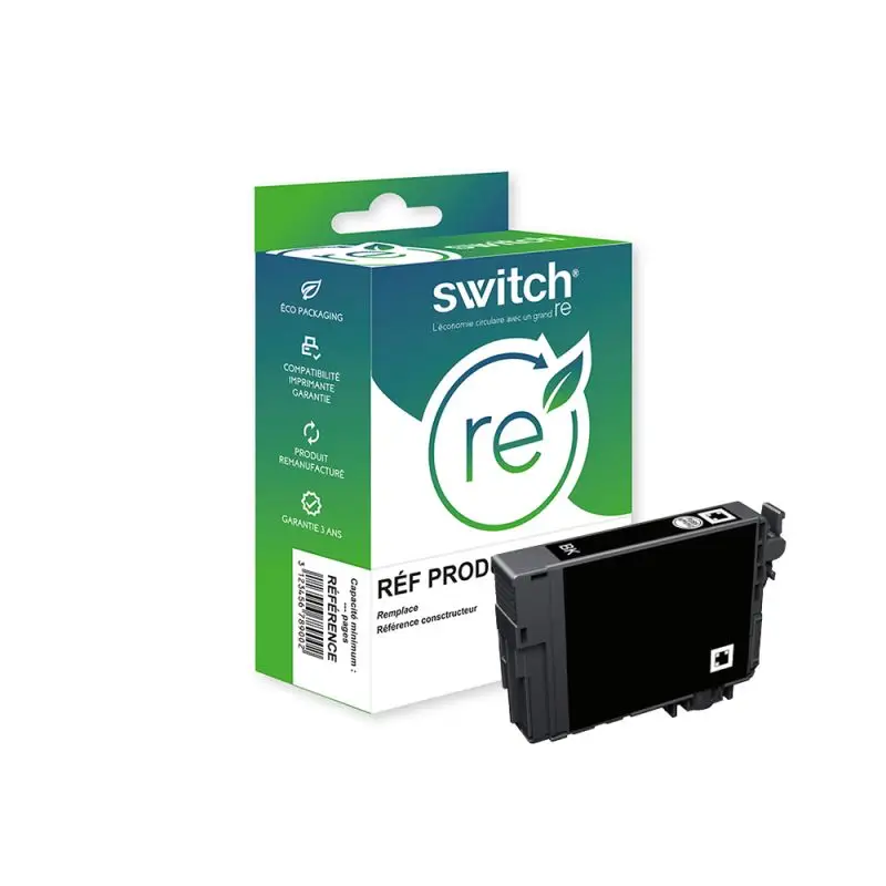Epson 604XL Cartouche Noir compatible équivalent à C13T10H14010 · Switch RE