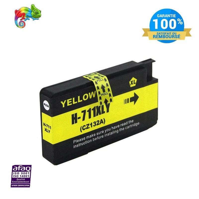 Cartouche HP 711 XL Jaune CZ132A: HP DesignJet T120, HP DesignJet T520