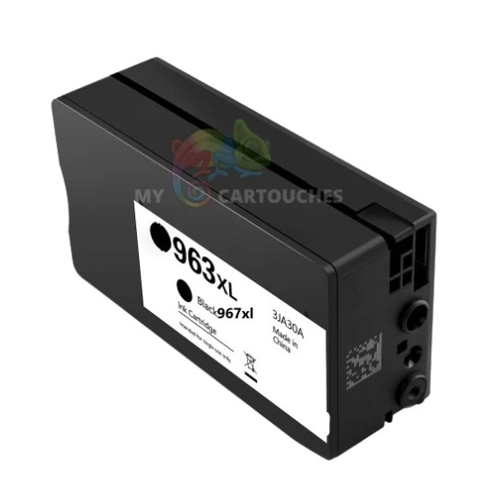 Compatible HP 963/967 XL - Noir - Niveau d'encre OfficeJet Pro 9010, 9020