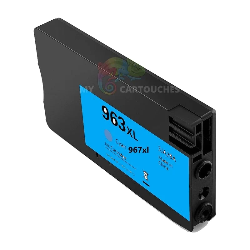 Compatible HP 963/967 XL - Cyan - Niveau d'encre
