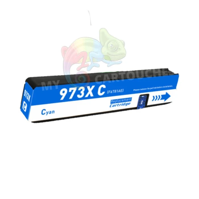Cartouche HP 973 XL Cyan F6T81AE: PageWide Pro 452dw, 477dw