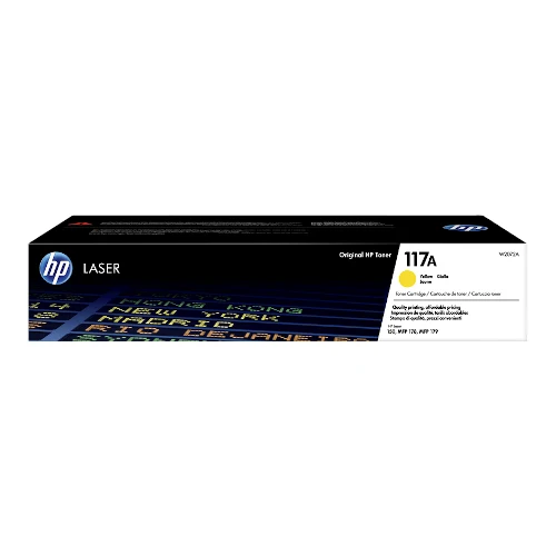 Cartouche de toner d'origine HP 117A jaune - W2072A