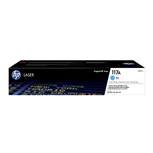 Cartouche de toner d'origine HP 117A cyan - W2071A