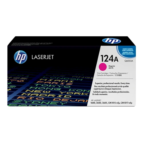 Cartouche de toner d'origine HP 124A magenta - Q6003A