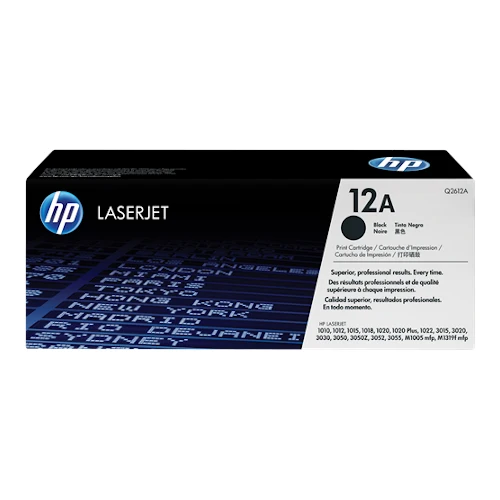 Cartouche de toner d'origine HP 12A noir - Q2612A