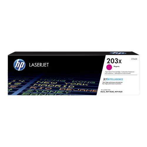 Cartouche de toner d'origine HP 203X magenta - CF543X