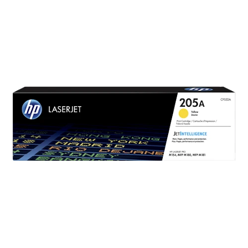 Cartouche de toner d'origine HP 205A jaune - CF532A