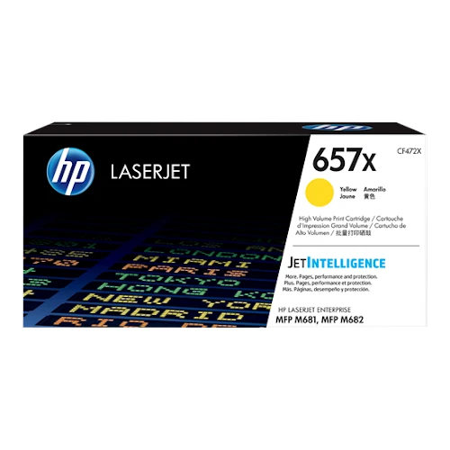 Cartouche de toner d'origine HP 657X jaune - CF472X