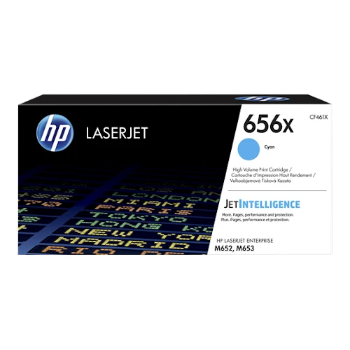 Cartouche de toner d'origine HP 656X cyan - CF461X
