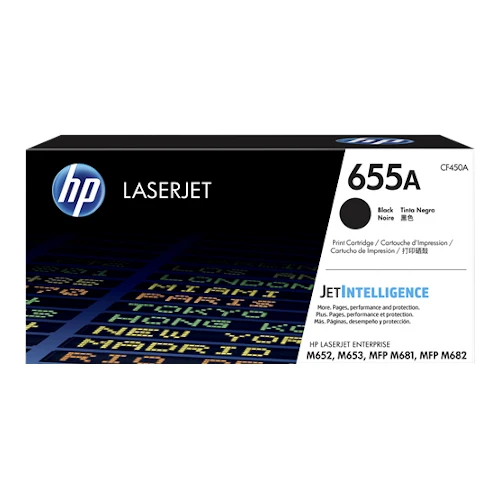 Cartouche de toner d'origine HP 655A noir - CF450A