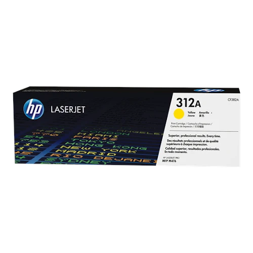 Cartouche de toner d'origine HP 312A jaune - CF382A