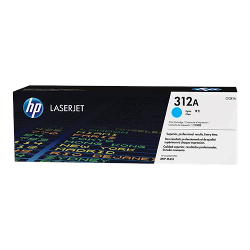 Cartouche de toner d'origine HP 312A cyan - CF381A