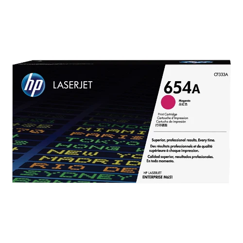 Cartouche de toner d'origine HP 654A magenta - CF333A