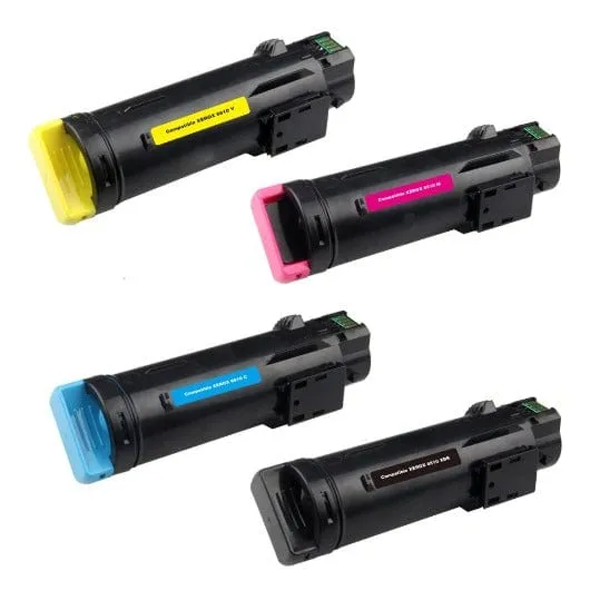 Pack 4 Toners Xerox Phaser 6510 Noir Cyan Magenta Jaune — Phaser 6510DN, WorkCentre 6515DN