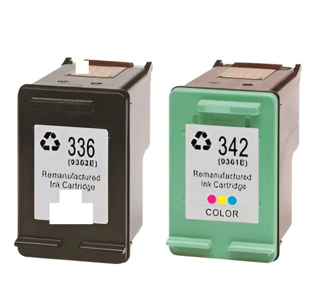 Pack 2 Cartouches HP 336 Noir + HP 342 Couleur — DeskJet 5440, Photosmart 2575, PSC 1510