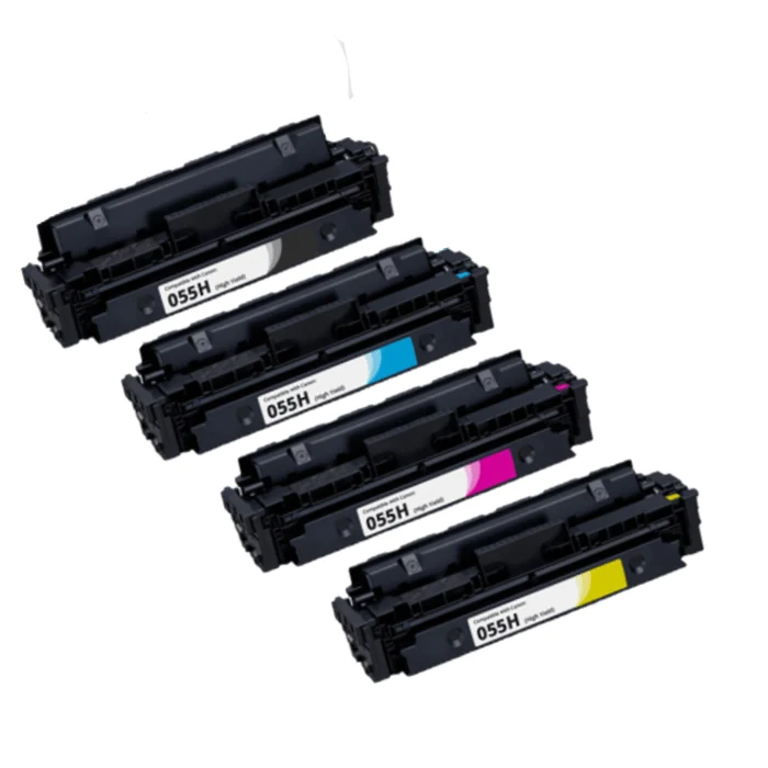Pack 4 Toners Canon 055H: i-SENSYS LBP-662Cdw, MF743Cdw
