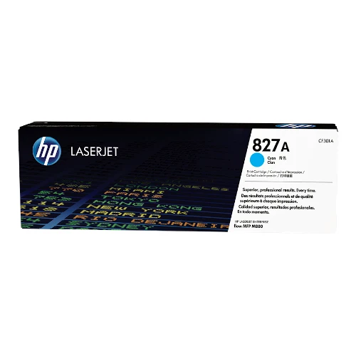 Cartouche de toner d'origine HP 827A cyan - CF301A