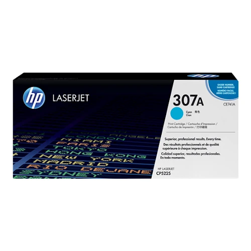 Cartouche de toner d'origine HP 307A cyan - CE741A