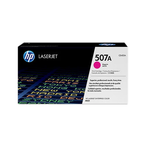 Cartouche de toner d'origine HP 507A magenta - CE403A
