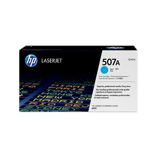 Cartouche de toner d'origine HP 507A cyan - CE401A