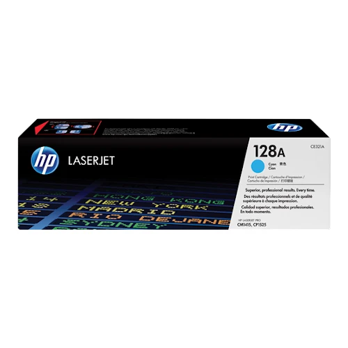 Cartouche de toner d'origine HP 128A cyan - CE321A