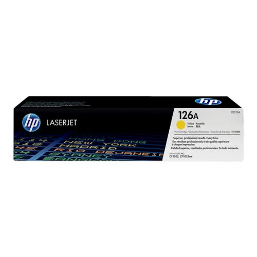 Cartouche de toner d'origine HP 126A jaune - CE312A