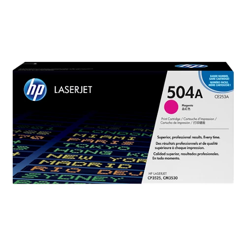 Cartouche de toner d'origine HP 504A magenta - CE253A