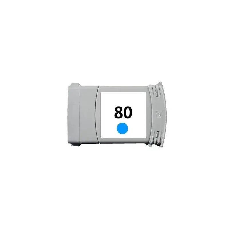 HP 80 Cartouche Cyan compatible équivalent à C4872A