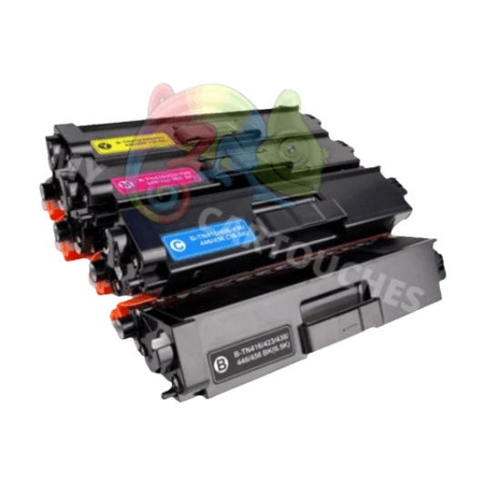 Pack 4 Toners Brother TN-423 / TN-421 Noir Cyan Magenta Jaune — HL-L8260CDW, MFC-L8900CDW