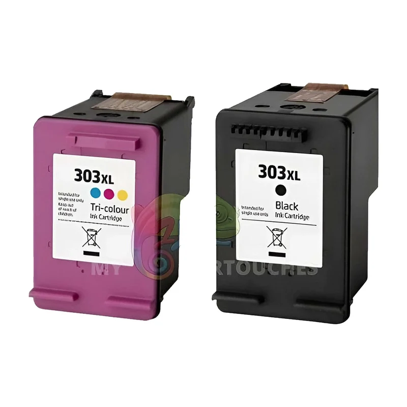 Pack 2 Cartouches HP 303 XL: Envy Photo 6220, Envy Inspire 7920