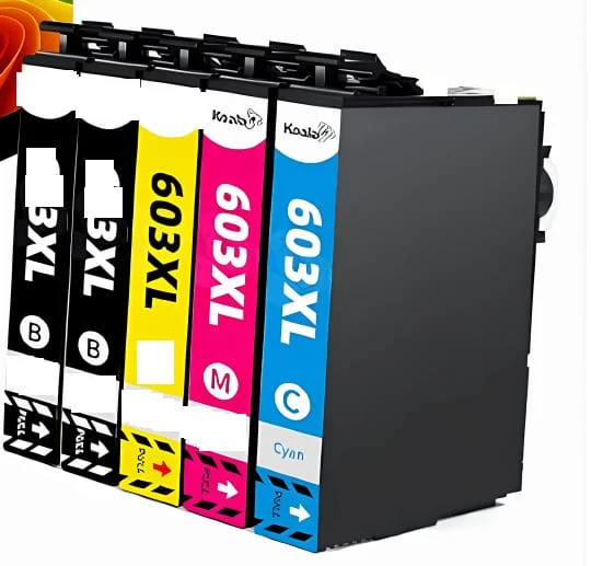 Pack 5 Cartouches Epson 603 XL: XP-2100, XP-3100, WF-2830