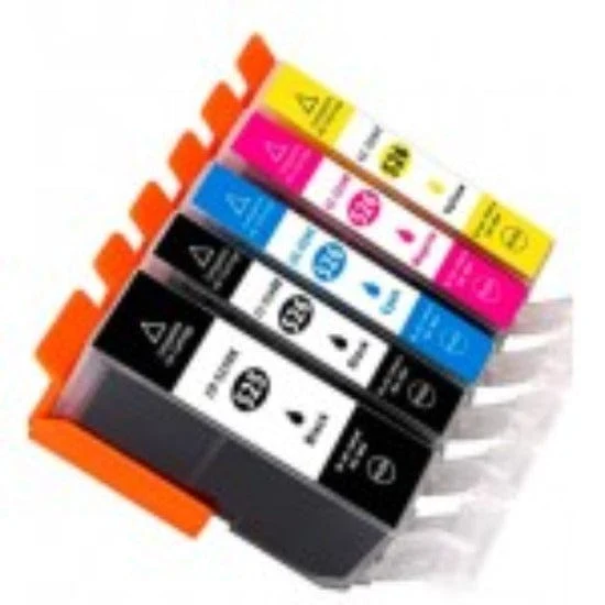 Pack 5 Cartouches Canon PGI-525 XL Noir Cyan Magenta Jaune — Pixma MG5250, MX885